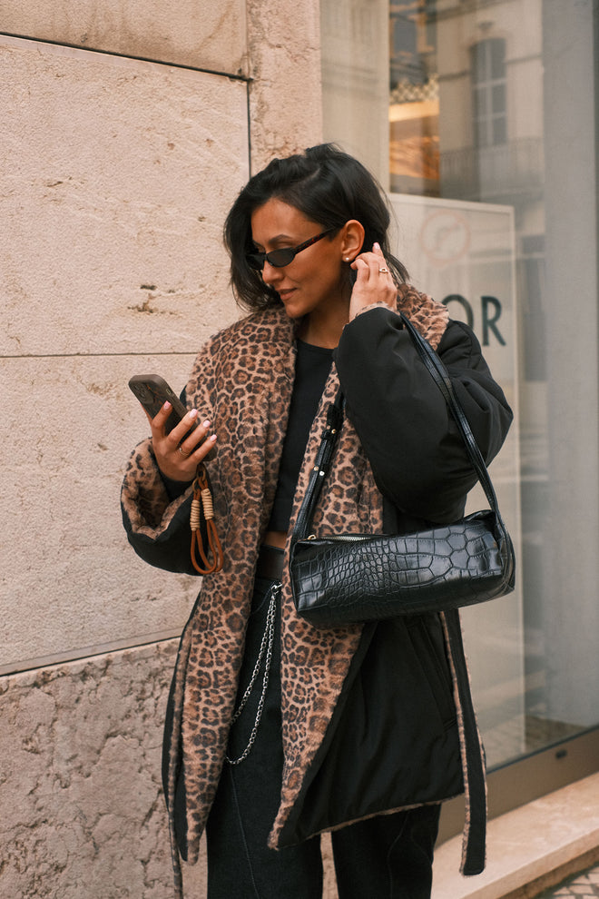 Leo double-sided fur coat