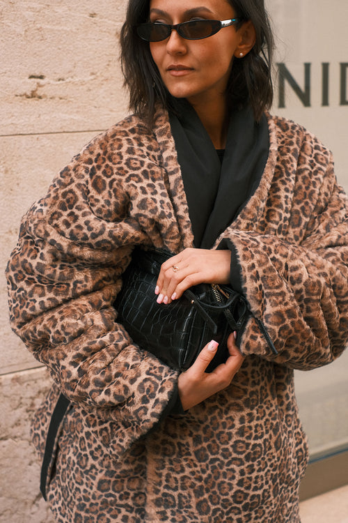 Leo double-sided fur coat