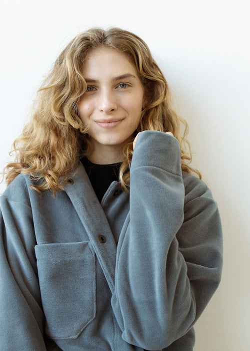 Grey fleece pants