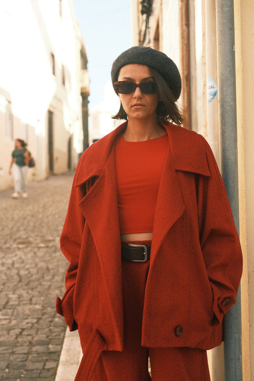 Shortened Rose coat