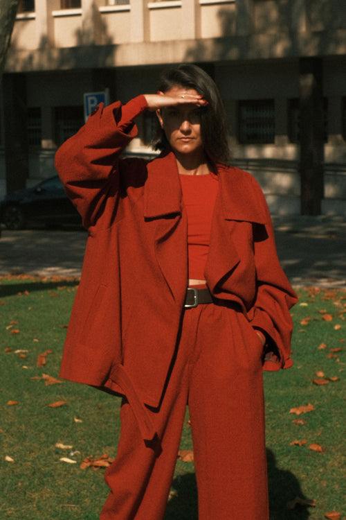 Shortened Rose coat