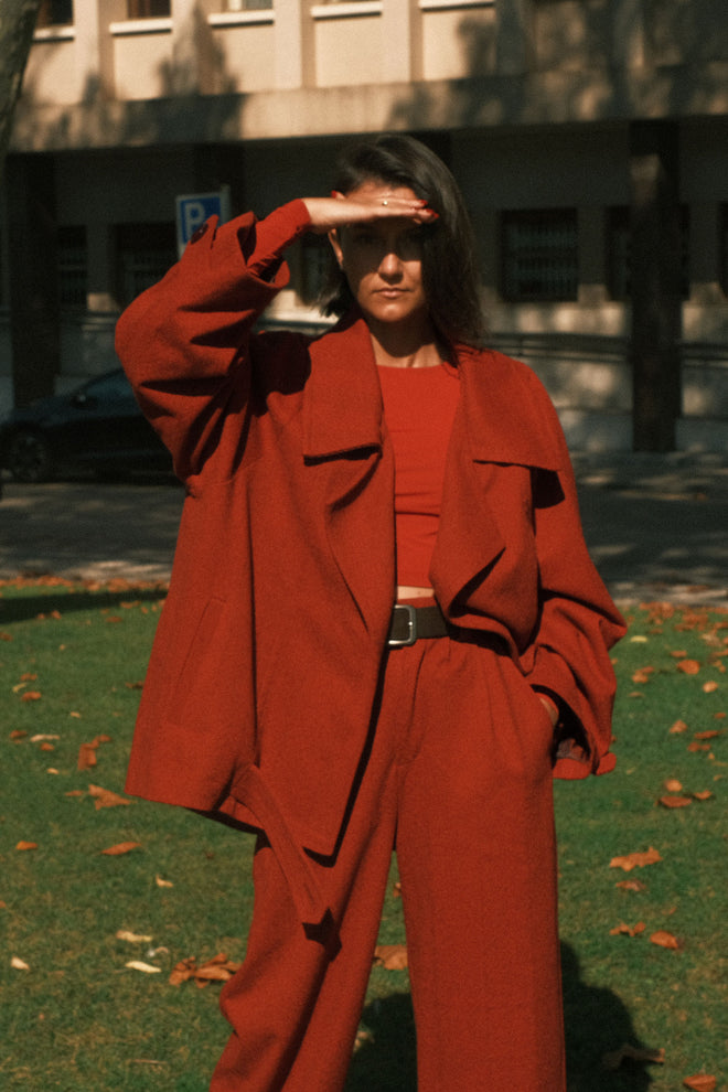 Shortened Rose coat