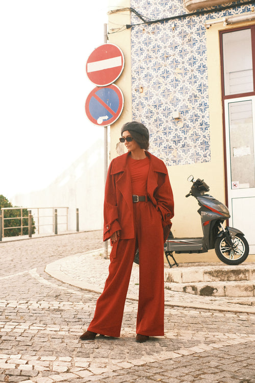 Shortened Rose coat