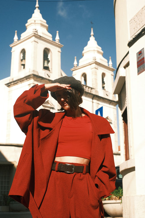 Shortened Rose coat