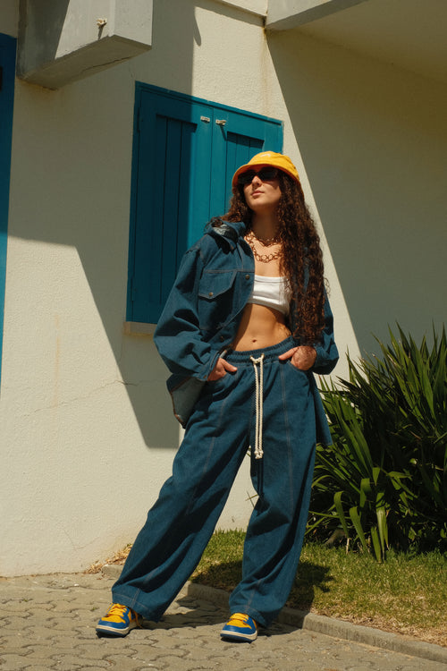 Rope Dark Blue Jeans