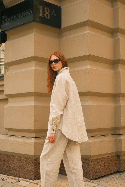 Linen shirt Natural
