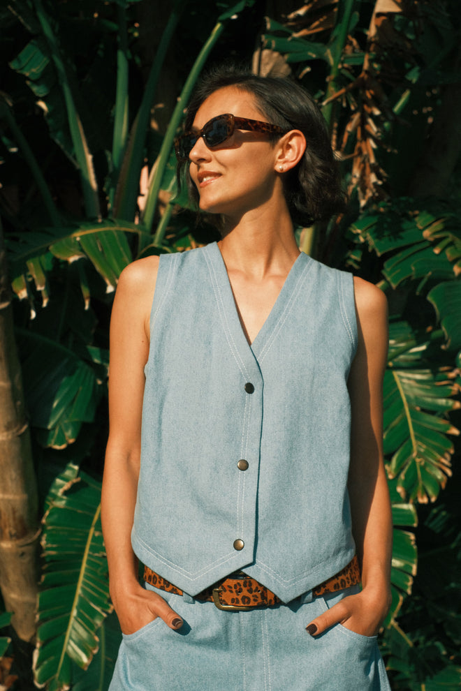 Denim vest