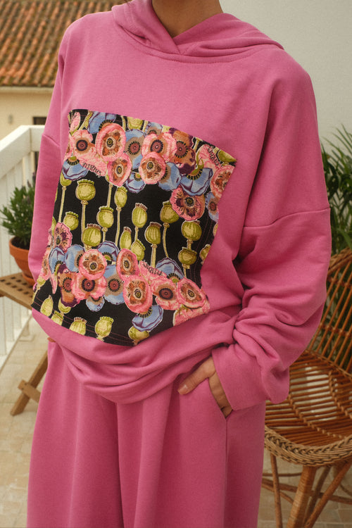 Кофта з капюшоном Poppy Pink