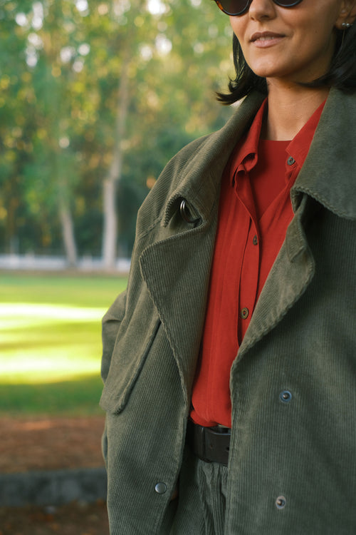 Velvet Khaki jacket