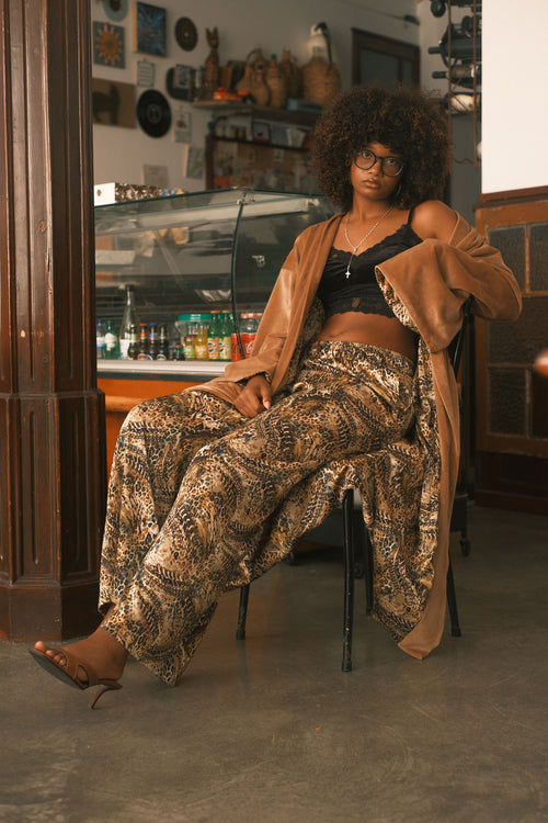 Pheasant silk trousers