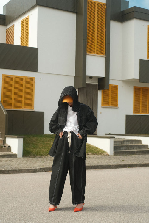 Rope Black Jeans
