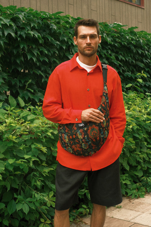 Linen shirt Red