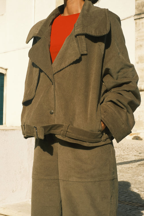 Вельветова куртка Khaki