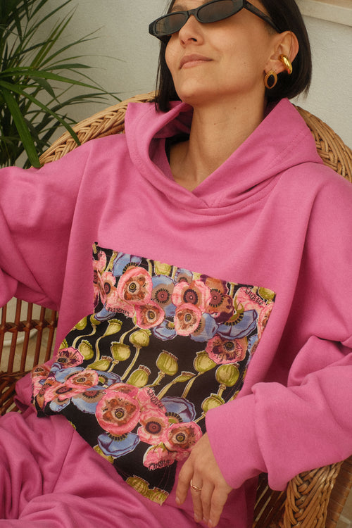 Кофта з капюшоном Poppy Pink