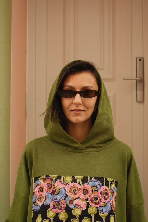 Poppy Green Hoodie