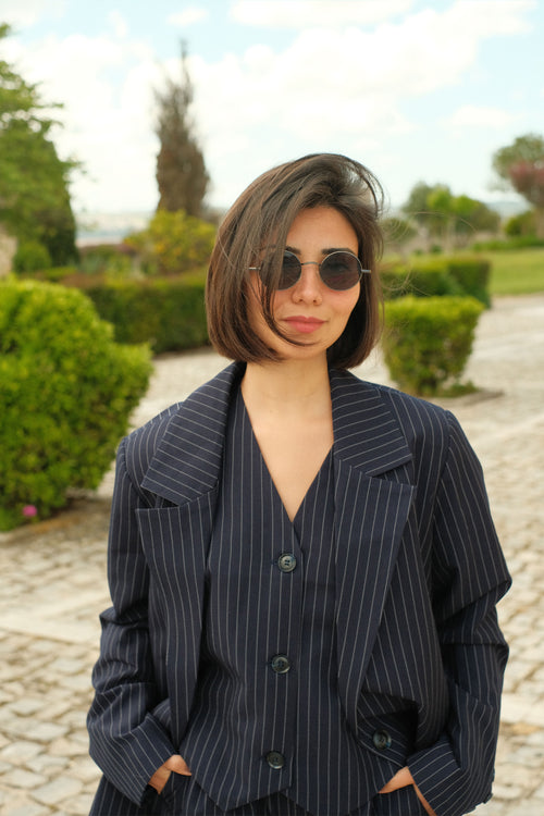 Striped blazer