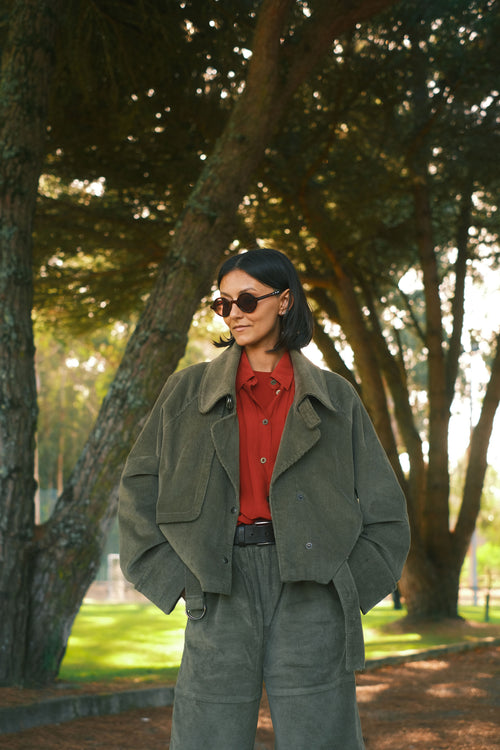 Velvet Khaki jacket