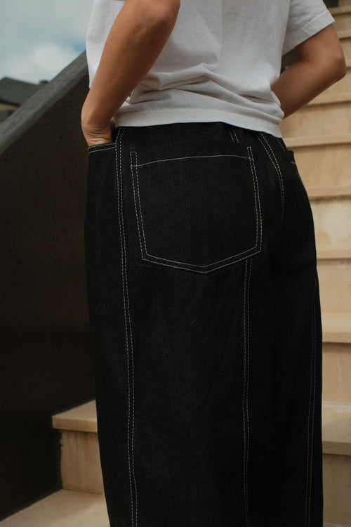 Rope Black Jeans
