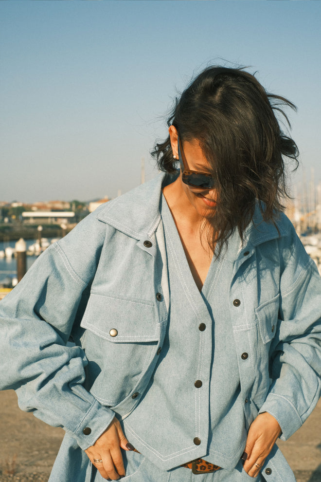 Denim shirt