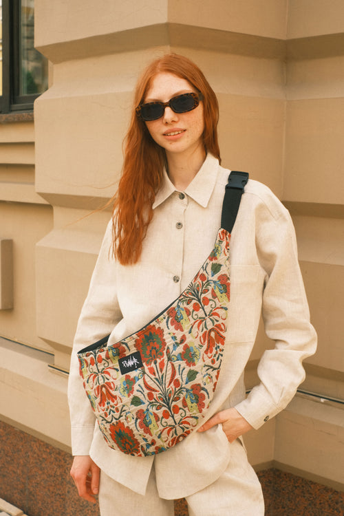 Двостороння сумка Flaner Bag Ethno Flowers