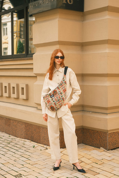 Двостороння сумка Flaner Bag Ethno Flowers