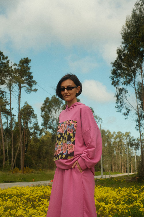Кофта з капюшоном Poppy Pink