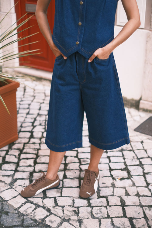 Джинсові шорти Dark Blue