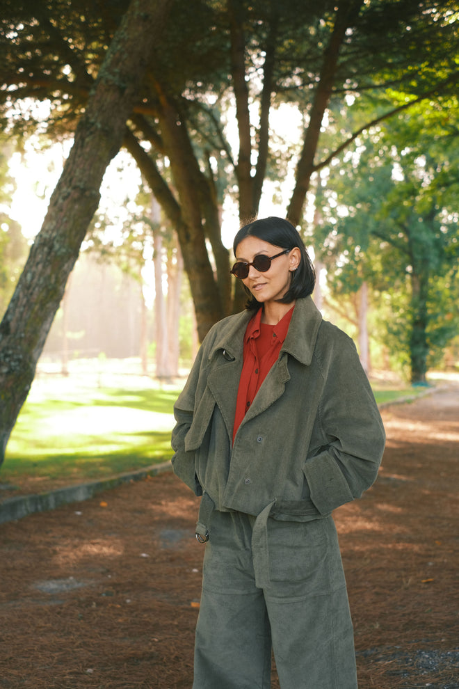 Velvet Khaki jacket
