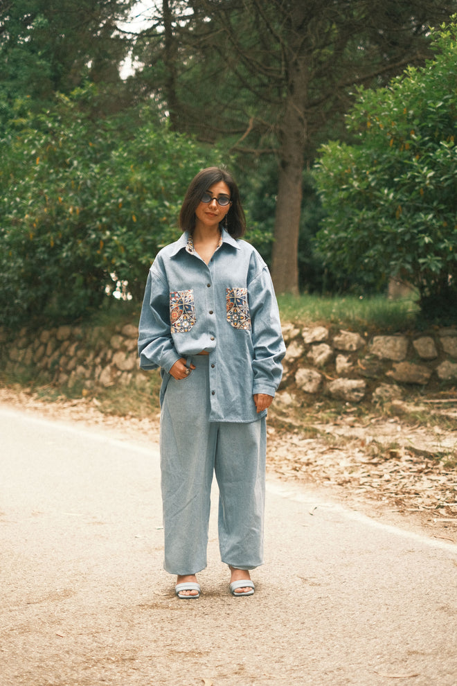 Pattern Jeans