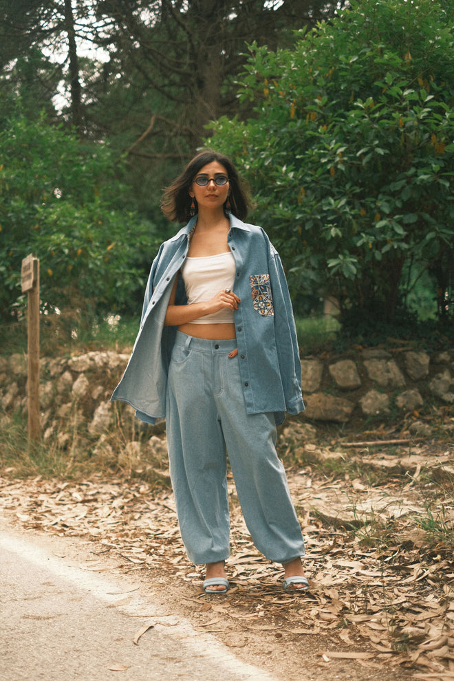 Pattern Jeans