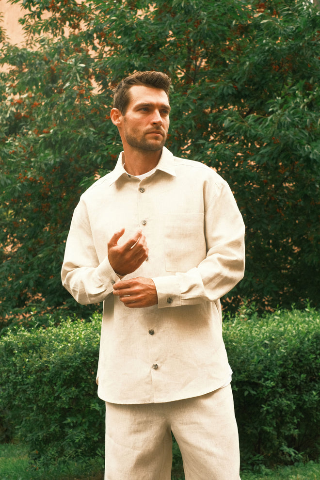 Linen shirt Natural