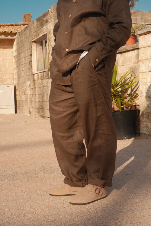 Earth Toned Linen Pants