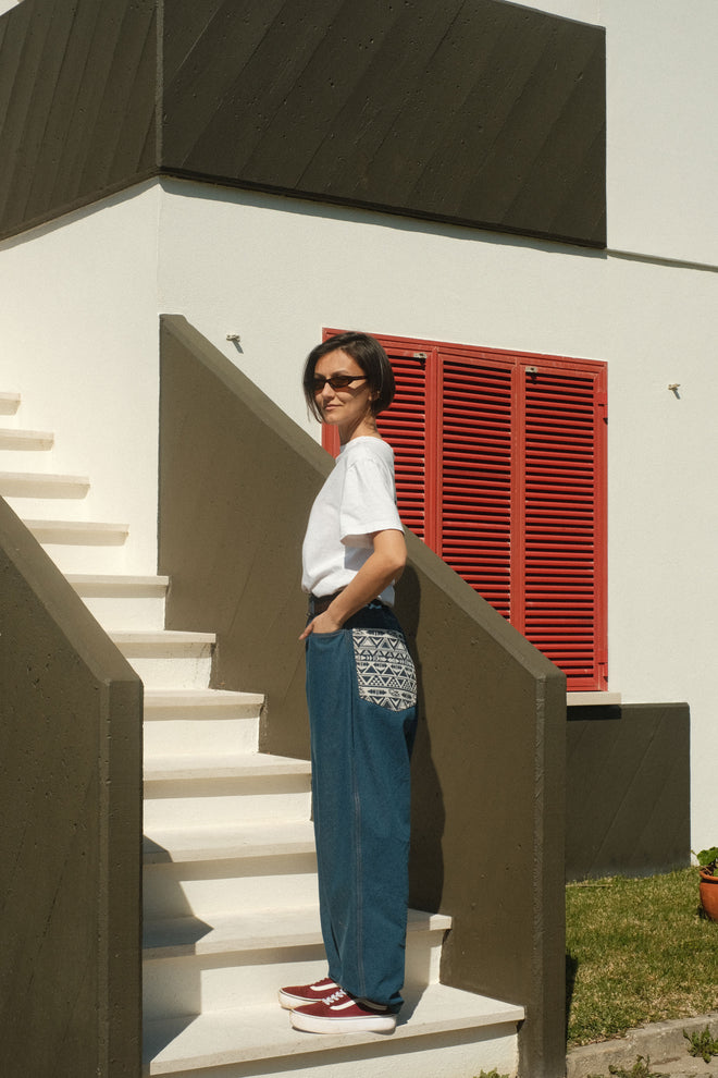 Ethno Dark Blue Jeans