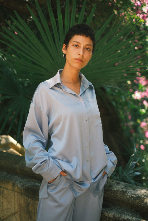 Jasmine satin shirt