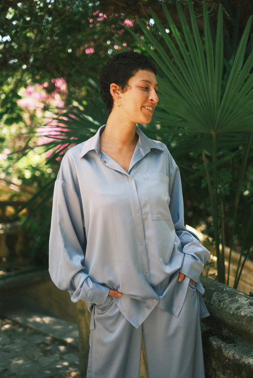 Jasmine satin shirt