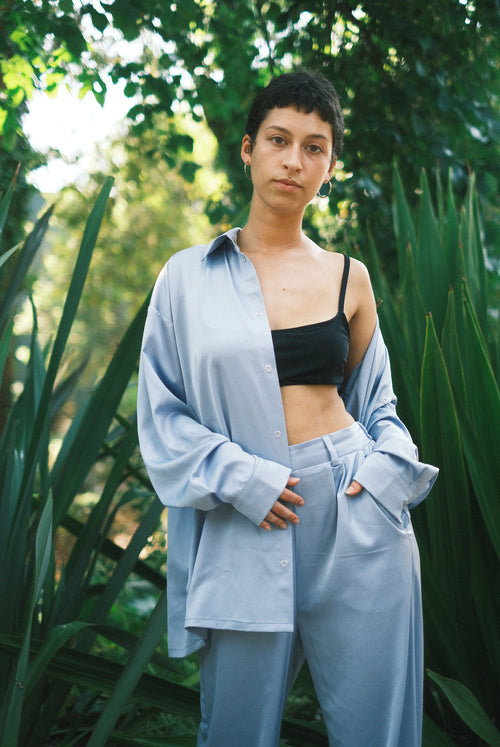 Jasmine satin shirt