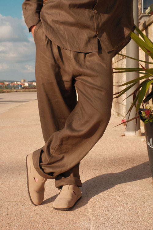Earth Toned Linen Pants