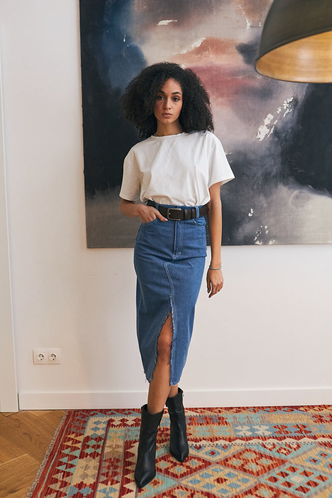 Denim skirt