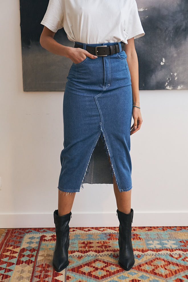 Denim skirt