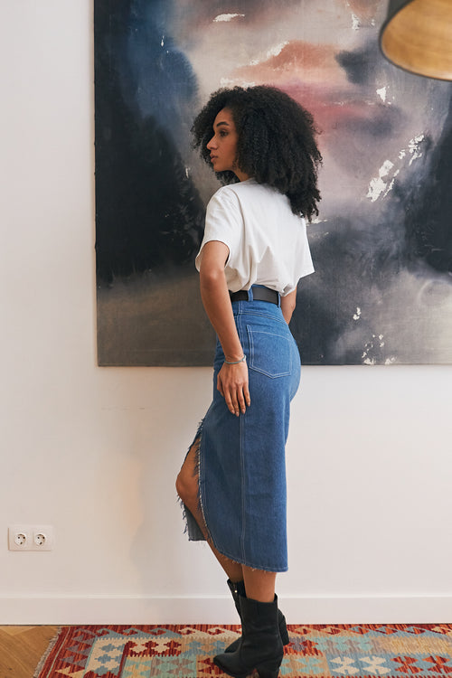 Denim skirt
