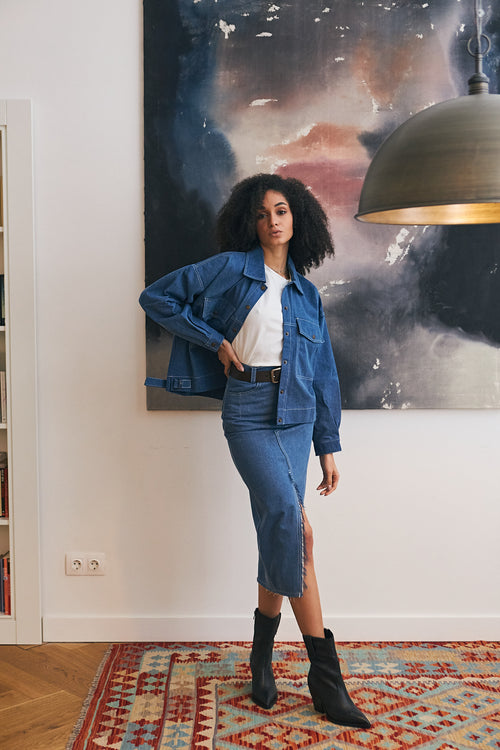 Denim skirt