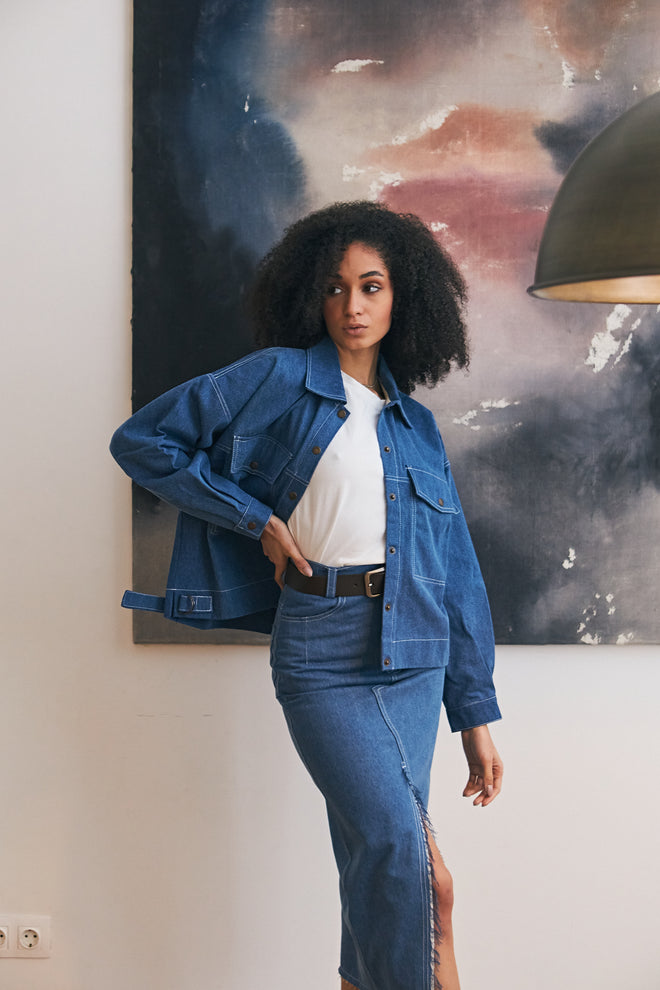 Denim shirt