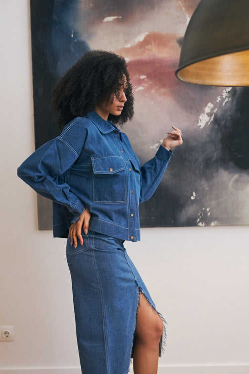 Denim skirt