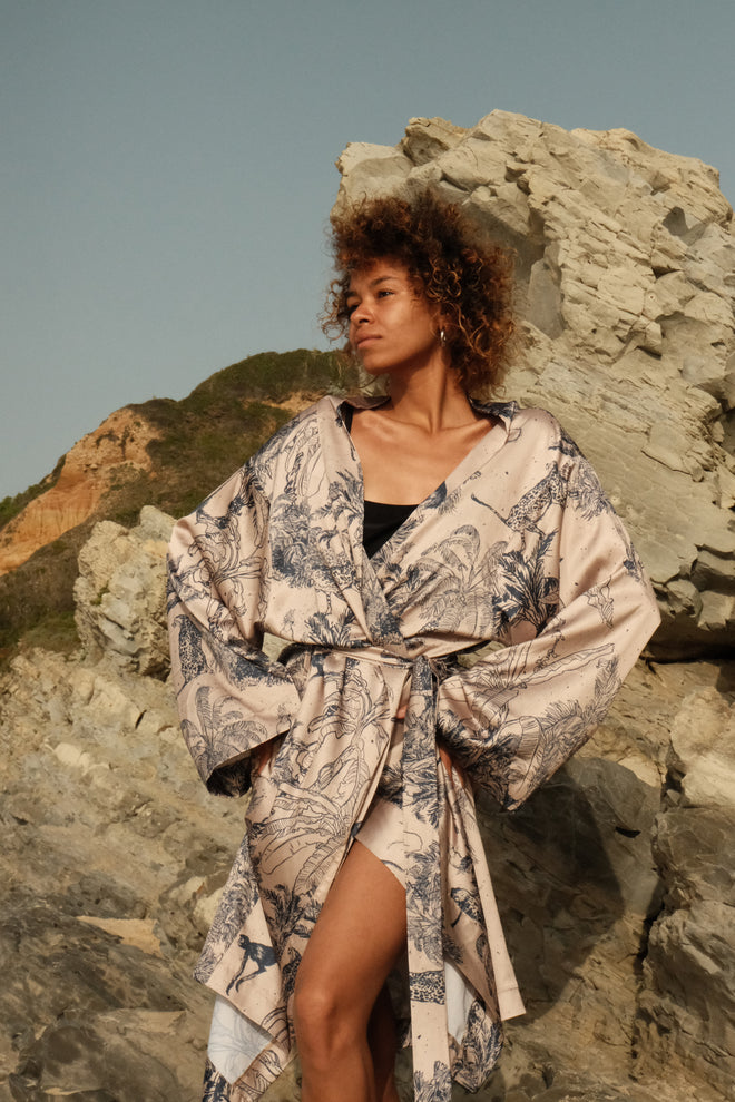 Silk Kimono Jungle