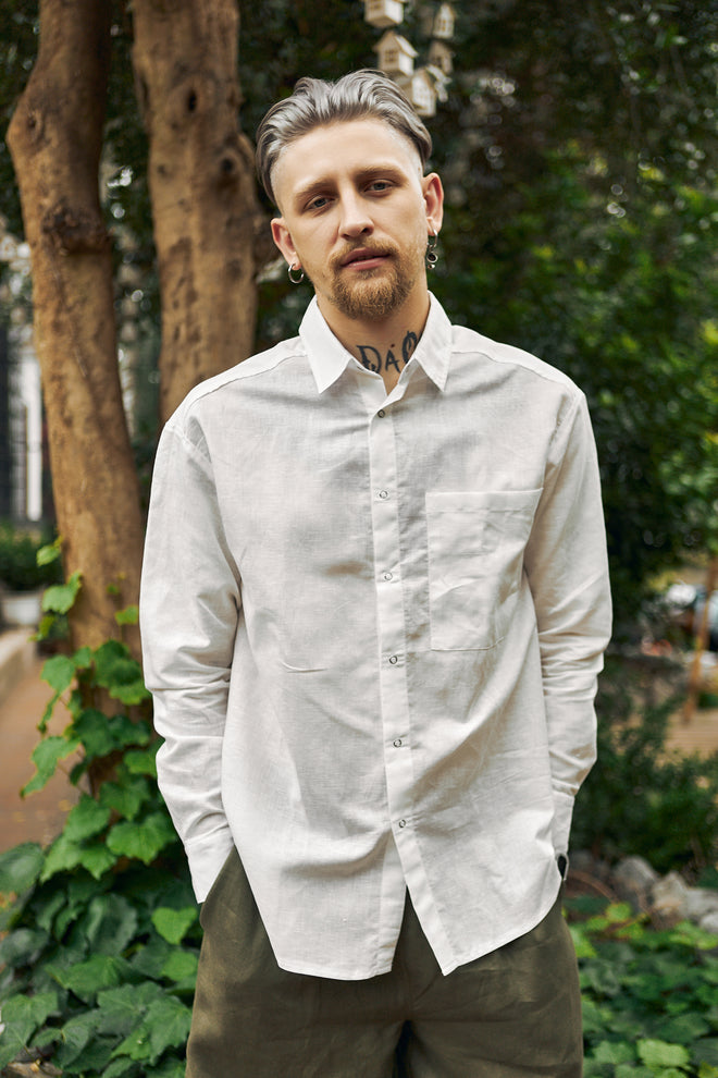 Linen shirt White