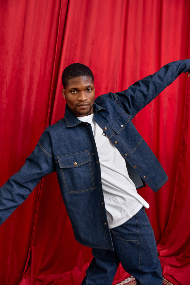 Dark Blue denim shirt
