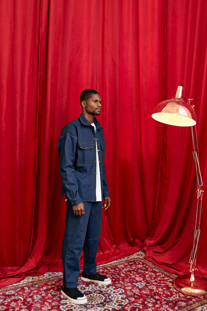 Dark Blue denim shirt