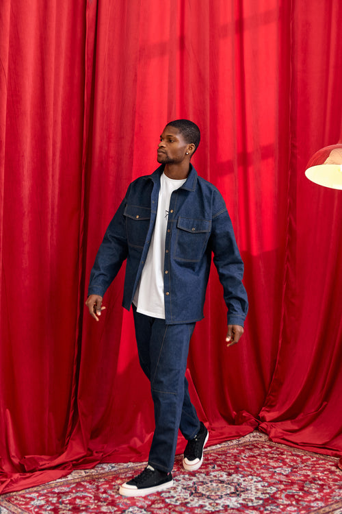 Dark Blue denim shirt