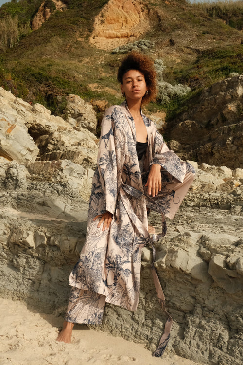 Silk Kimono Jungle