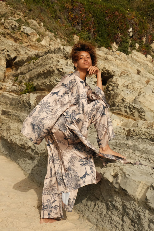 Silk Kimono Jungle